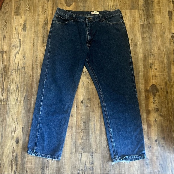Wrangler Men's Denim Blue Jeans Regular Fit, Straight Leg, Size 40x30 - Picture 1 of 6